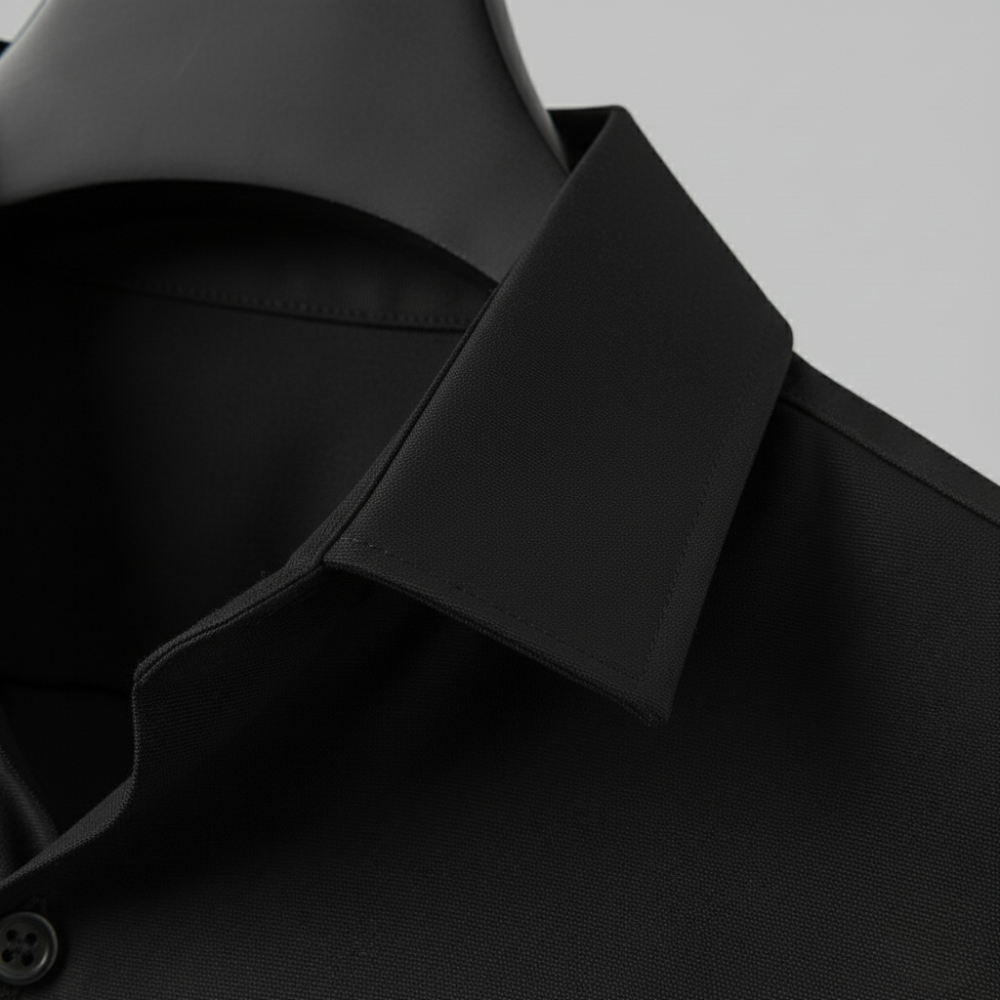 Essential Cotton Shirt - Black