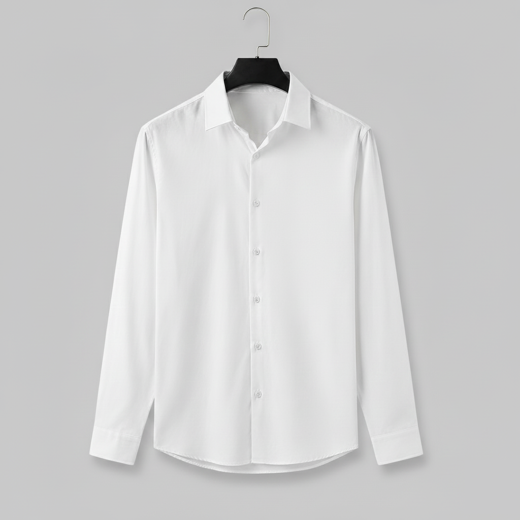 Essential Cotton Shirt - White