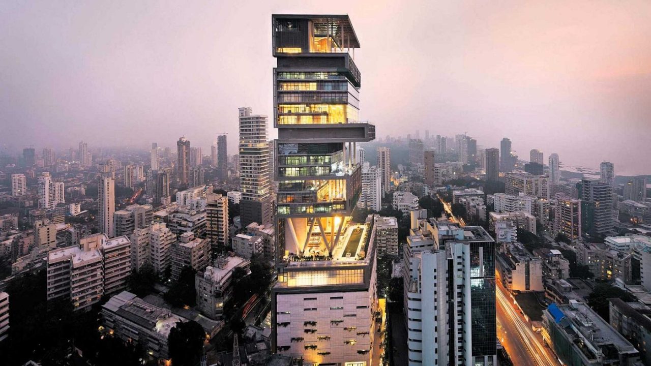 Antilia, Mumbai: $2 to 4.6 billion