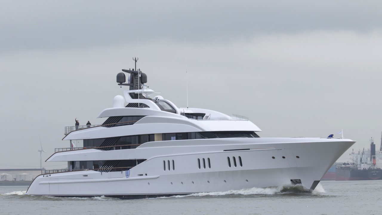 Steven Spielberg's Seven Seas: a ~110-meter superyacht