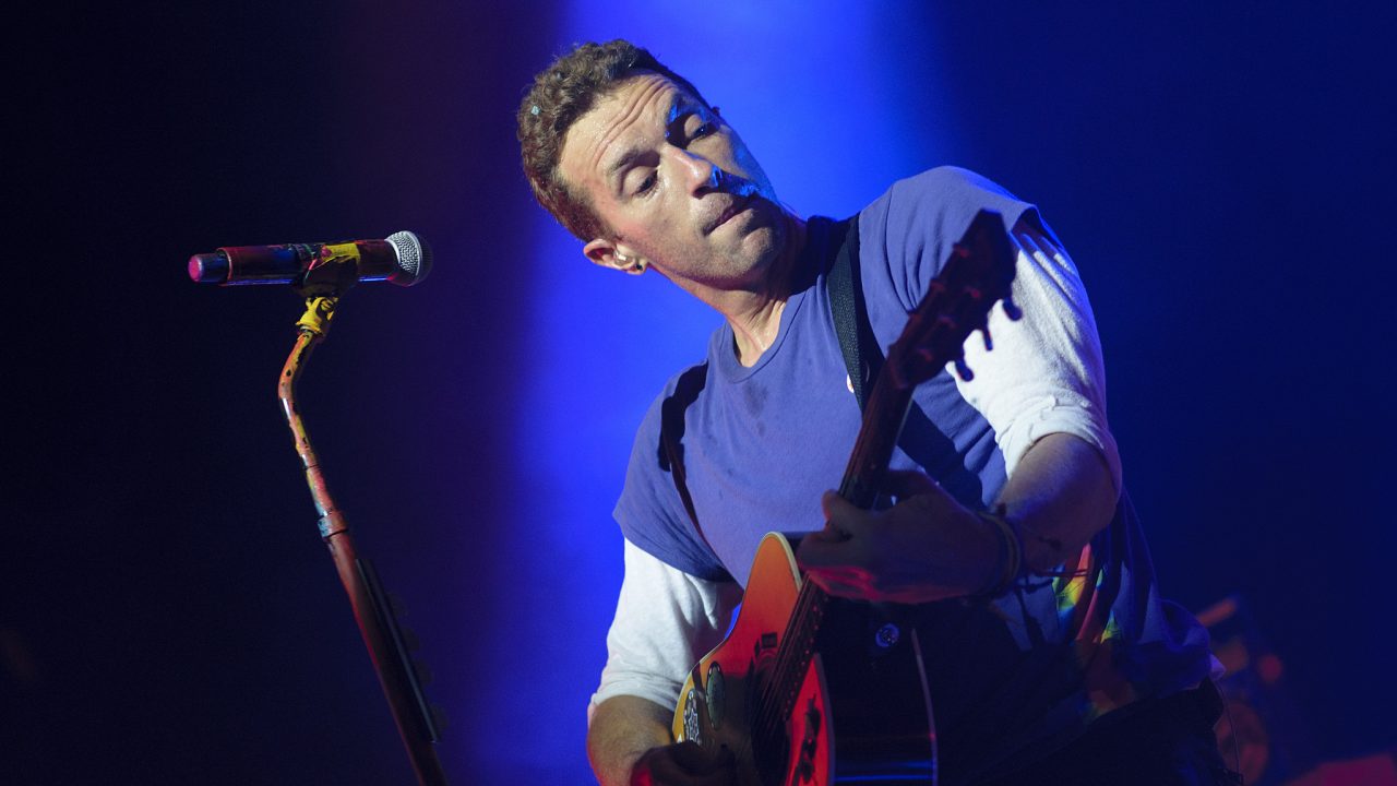 The surprise curator: Chris Martin, of Coldplay